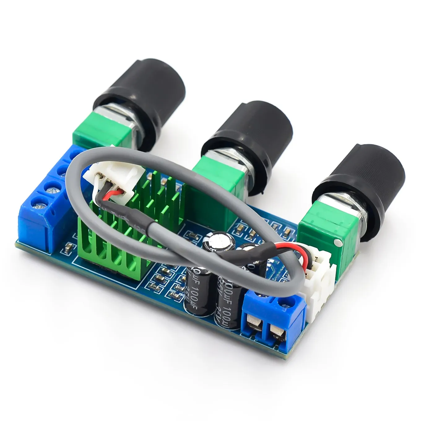듀얼 채널 디지털 앰프 보드 하이 및 로우 조정 온보드 연산 증폭기 DC 12V-24V 2X80W XH-M567 TPA3116D2 [ZTP50-023]
