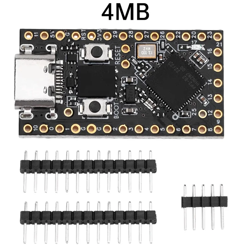 MicroPython MicroPython 4MB 와 호환되는 Type-c 인터페이스를 갖춘 Pro Micro RP2040 칩 미니 개발 보드 [ZTZ23-002]