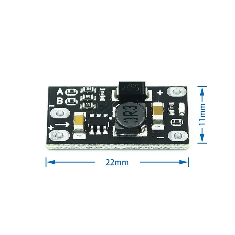 3.7V 회전 12V 미니 DC-DC 승압 모듈은 5V 8V 9V 12V 출력 리튬배터리 승압 지원 [ZTA179-198]