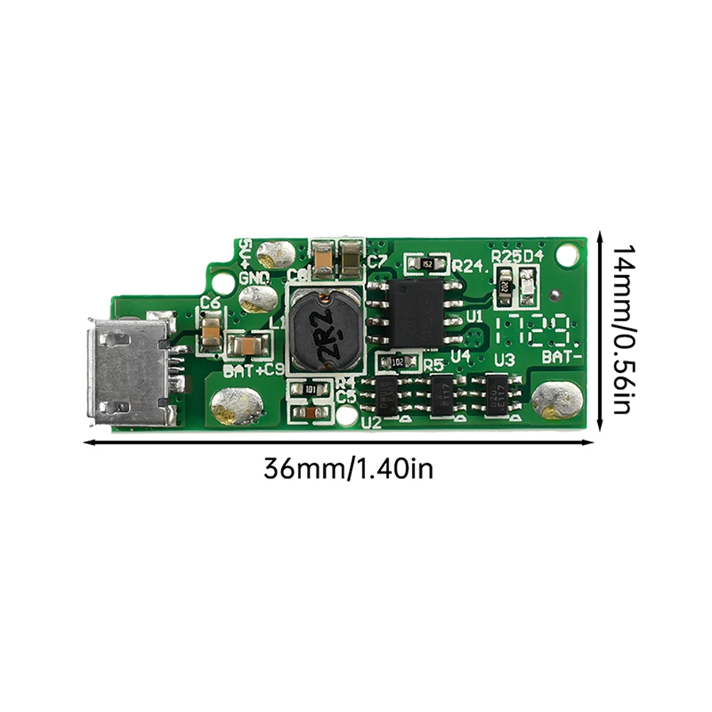 과전류 과전압 저전압 보호 기능이 있는 5V 1A 마이크로 USB 미니 18650 리튬 배터리 충전기 모듈 충전 보드 [ZTA179-223]