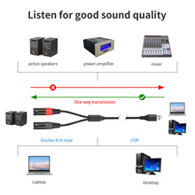 크로스컨트리 신제품은 32BIT/384KHZ USB A 듀얼 XLR 퍼블릭 캐논 디코딩 오디오 라인을 내장하였다 1M [ZBL034-042]