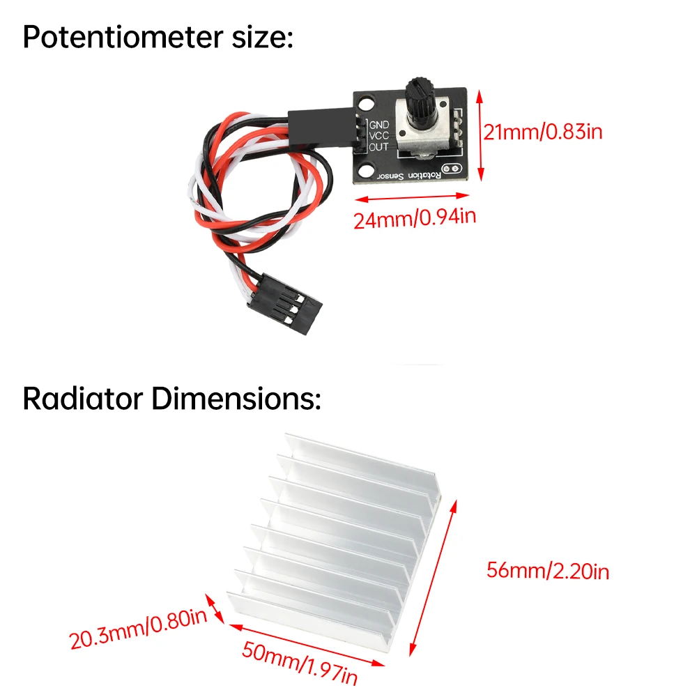 BLDC 3상 DC 브러시리스 모터 드라이버 (홀 센서리스) - PWM 제어기 1600W 50ADC6-80V [ZTH83-022]