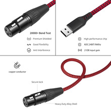 USB XLR TO USB 오디오 라인에는 디코더 칩이 내장되어 있다 3M [ZBL034-024]