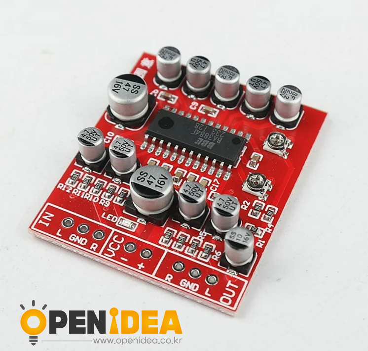 BA3884F 톤 보드 프리앰프 신호 BBE 사운드 이펙트 엑사이터 DIY 모듈 고음-저음 선명도 향상 [ZTP50-041]