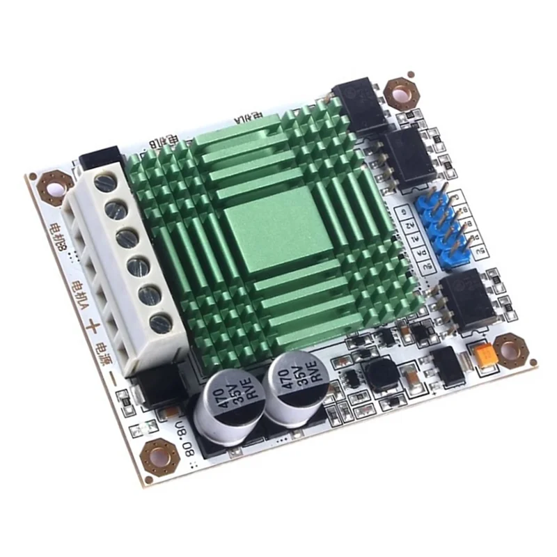 1800W DC 모터 드라이버 (60A 대용량 H-브리지) - 듀얼 채널 모터 속도 제어기 [ZTH83-038]