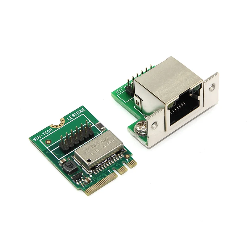 M.2 기가비트 이더넷 카드 (COM 포트 고정형) - 미니 PCI-E to RJ45 변환 [ZTF113-030]