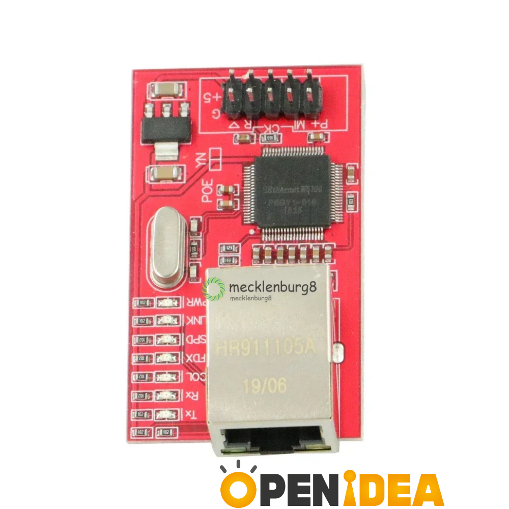 레드보드 전자 블록 W5100 이더넷 모듈 (Ethernet 네트워크 확장 보드) [ZTF113-037]