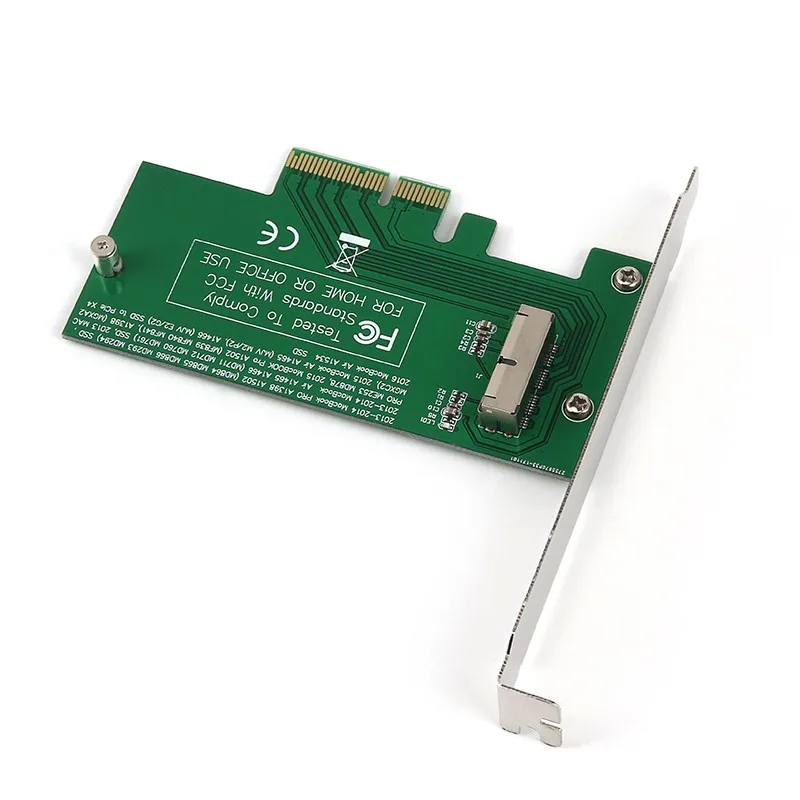 애플 솔리드 스테이트 SSD(AIR PRO)→PCI-E 1X/4X 변환 카드 (A1465 A1466 A1398 A1502 호환 데스크탑 전용) [ZTX101-415]