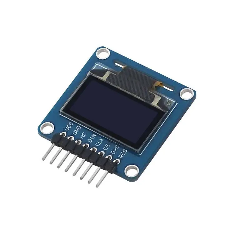 SH1106 1.3인치 OLED 디스플레이 모듈 (128x64 픽셀 - 블루) - 곡면 핀 헤더 포함 [ZTZ23-013]