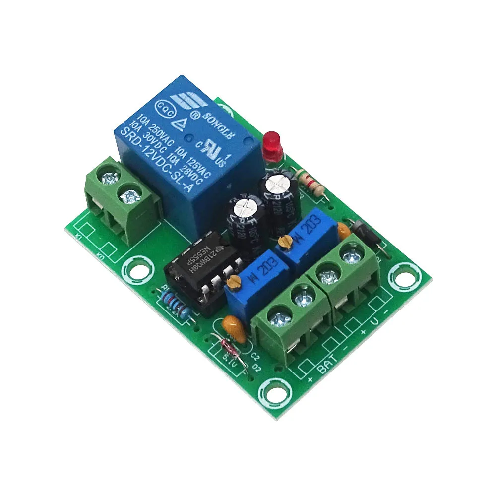 XH-M601 배터리 충전 제어 보드 (12V 배터리 전용) - 과충전 방지 자동 차단 모듈 [ZTA179-485]