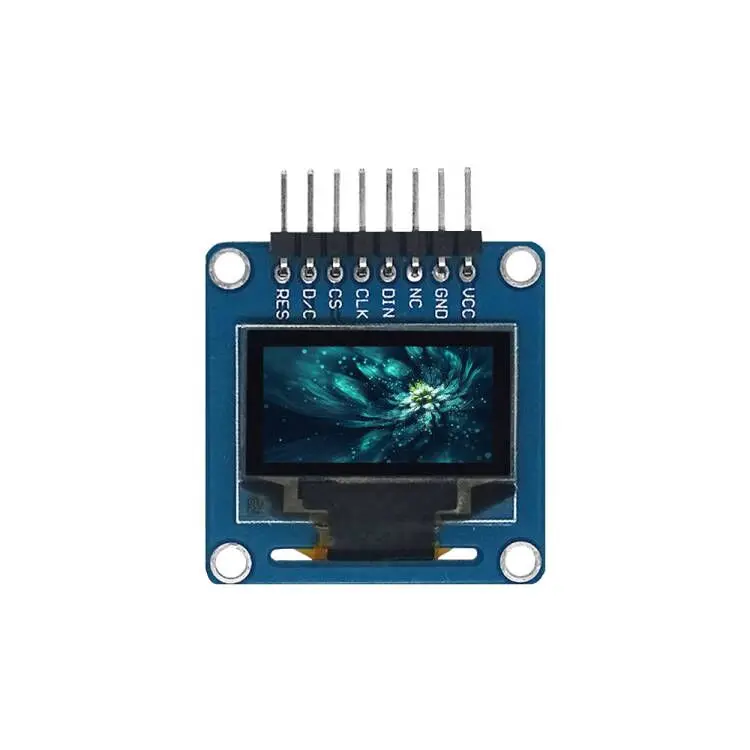 SH1106 1.3인치 OLED 디스플레이 모듈 (128x64 픽셀 - 블루) - 곡면 핀 헤더 포함 [ZTZ23-013]