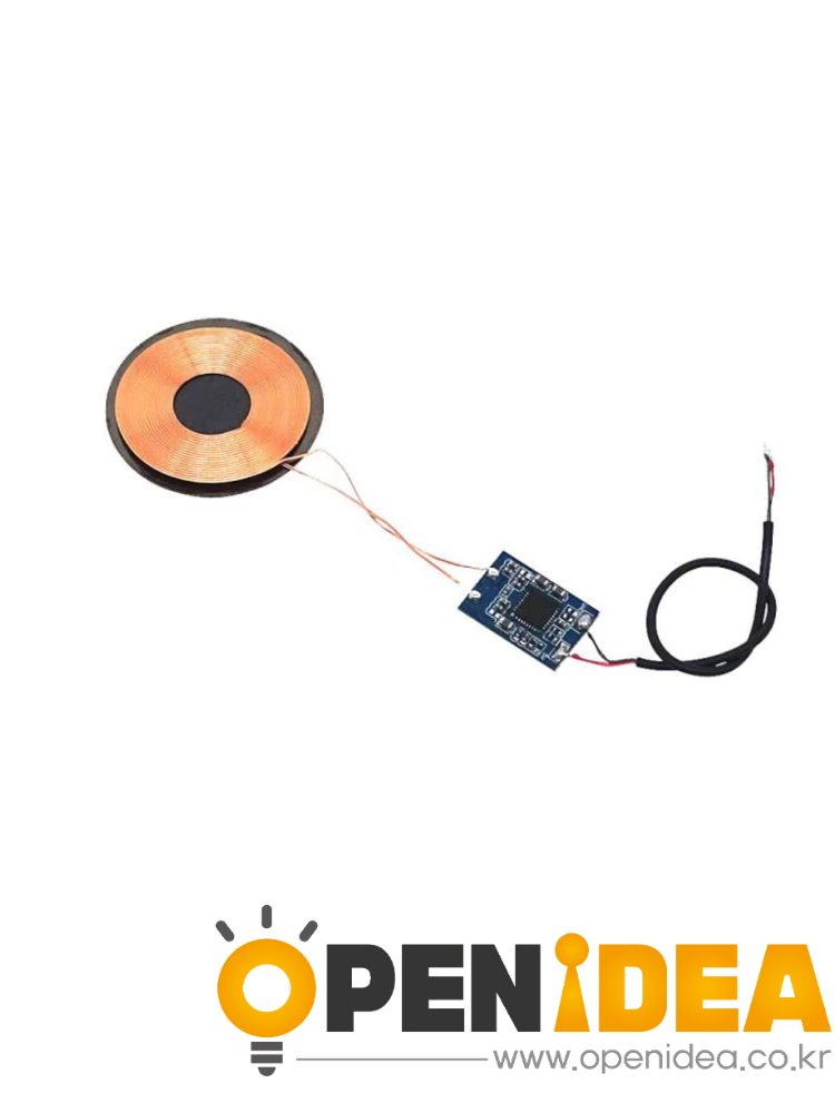 소형 미니 무선 충전 수신기 모듈 PCBA 회로 기판 소형 코일 QI CIRCULAR COIL [ZTA180-003]