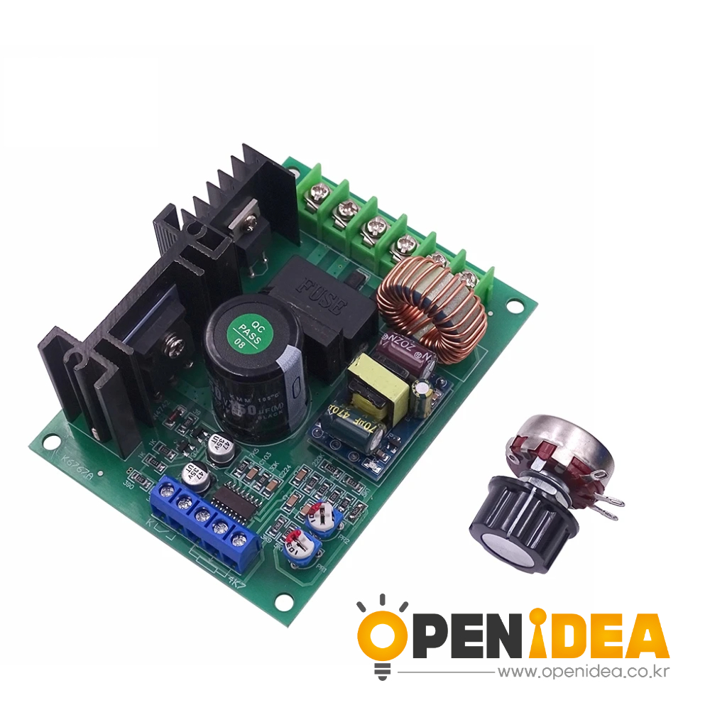 LY-820 PWM 모터 속도 제어기 (110V-220V DC 영구자석 모터 드라이버 모듈) [ZTH83-063]