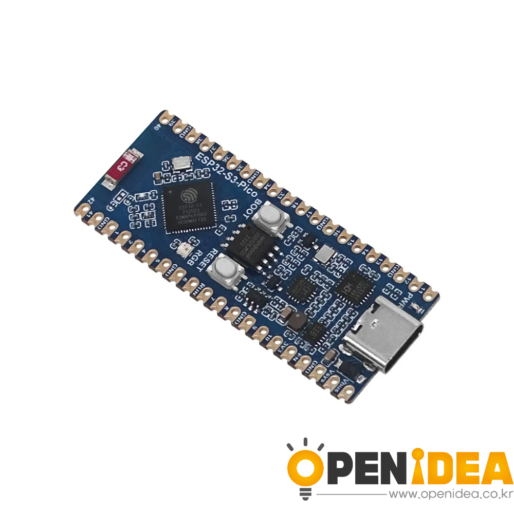 ESP32-S3 PICO 피코 마이크로컨트롤러 블루투스 와이파이 개발 보드 무선 통신 모듈 2.4GHZ [ZTF113-063]