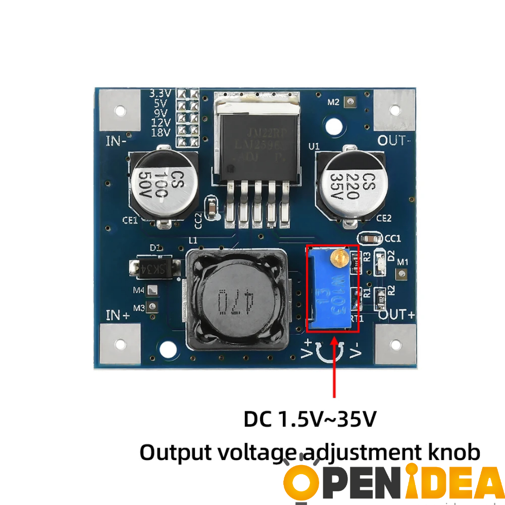 조절전압 DC DC 벅 컨버터 고효율 전압 레귤레이터 3 40V 가능한 스텝다운 전원 공급 장치 모듈 [ZTA179-527]