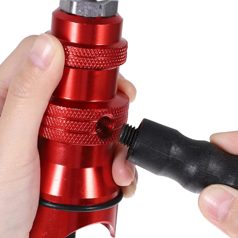 무선 드릴 전기 리벳 건 어댑터 리벳 너트 드릴 어댑터 키트 핸드 리베터 도구 2.4mm 3.2mm 4.0mm 4.8mm