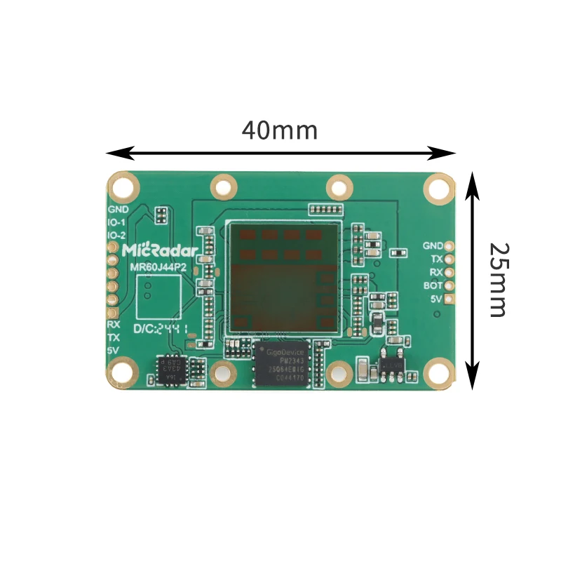 R60BFD1-A 60G 낙상 감시 밀리미터파 레이더 모듈 (인체 동작 자세 인식용) [ZTJ68-138]
