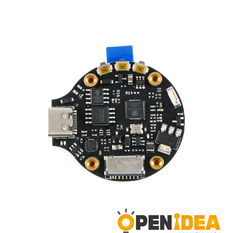 ESP32-S3-N16R8 128SPI 개발보드 (1.28인치 TFT LCD 원형 IPS 디스플레이 통합형) [ZTI45-082]
