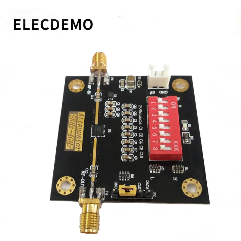 디지털 RF 감쇠기 모듈 PE43702 9kHz~4GHz 0.25dB 스텝 정밀도 31.75dB [KANGWEI-002]