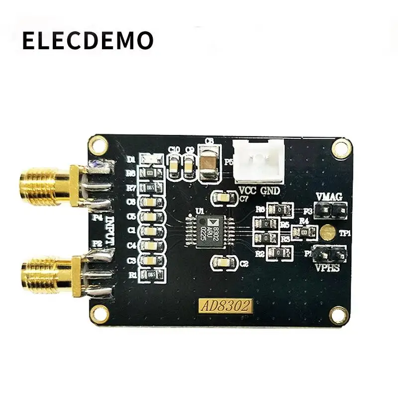 AD8302 진폭-위상 검출 모듈 - 광대역 로그 증폭기 & 위상 검파기 (2.7GHz RF-IF 대역) [KANGWEI-076]