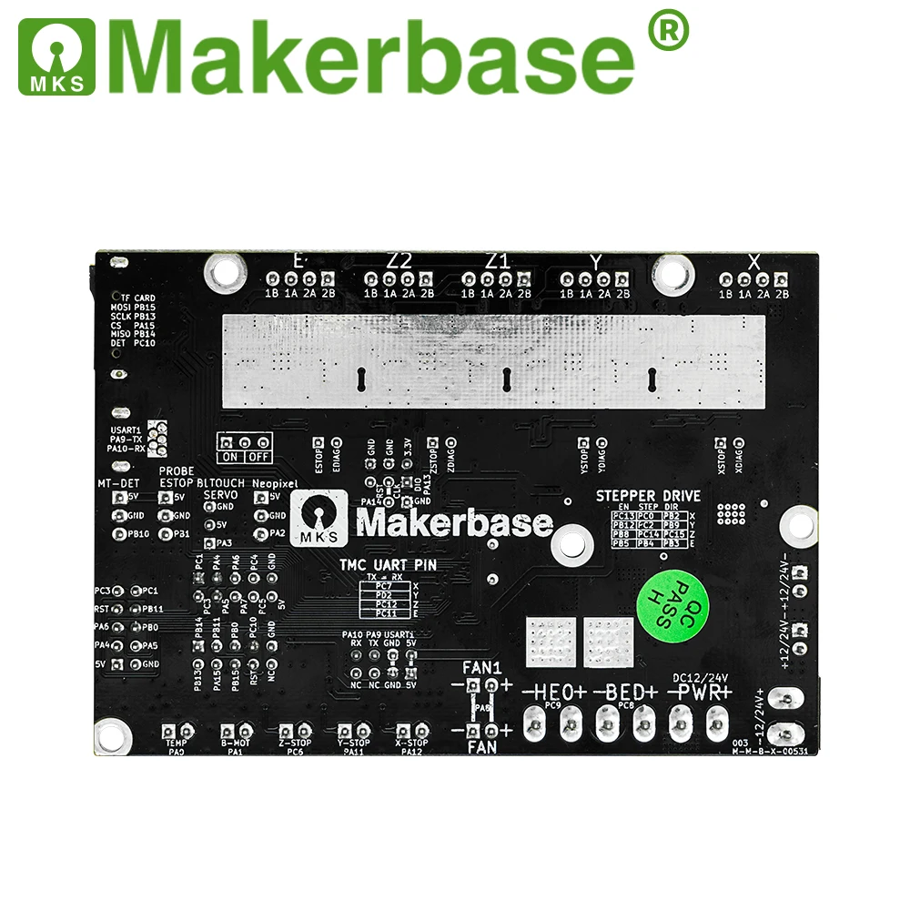 Makerbase MKS Robin E3 3D 프린터 메인보드 (CR-10-Ender3-VORON V0.1 호환) [Makerbase-08]
