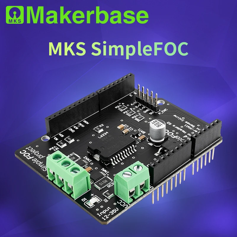 Makerbase MKS SimpleFOC Shield V2.0.4 심플 무브러시 FOC 컨트롤러 [Makerbase-13]