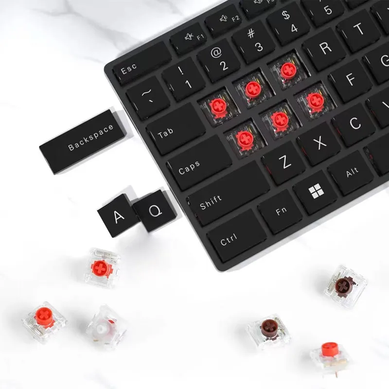 Kailh 1353 로우 프로파일 V2 투과광 RGB 크로스 코어 로우 프로파일 기계식 키보드 스위치 1353 히트박스 [Kailh-41]