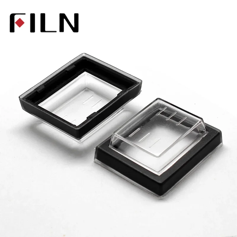 배 모양 스위치 방수 캡 (선형 25x31mm) KCD4-201 사각형 투명 방수·방진·방유 캡 5PCS [FILN-53]