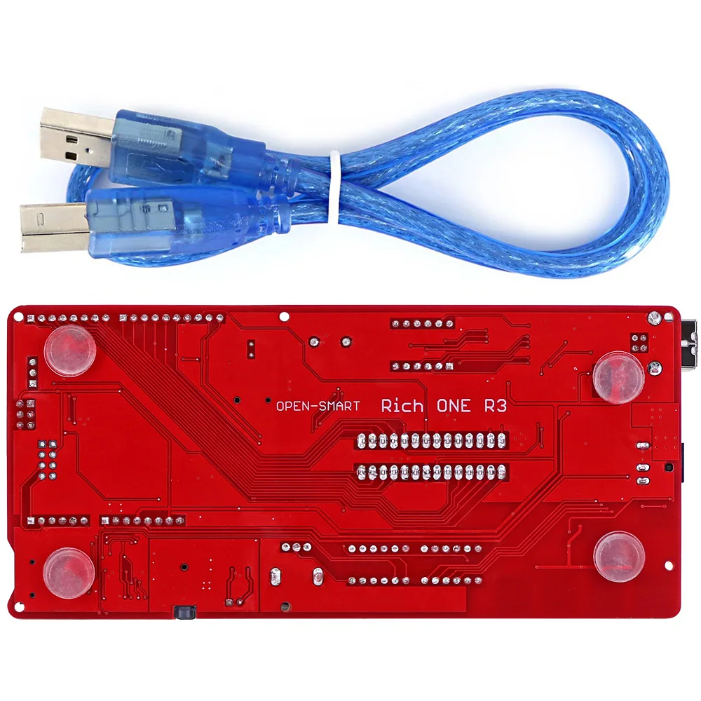 강화 개선판 ATmega328P 칩 기반 개발 보드 (3.3V 5V 전환 가능 케이블 포함 UNO R3 호환) [OPEN-SMART-143]