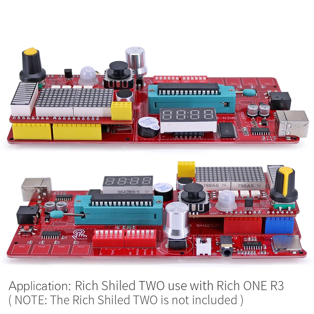 강화 개선판 ATmega328P 칩 기반 개발 보드 (3.3V 5V 전환 가능 케이블 포함 UNO R3 호환) [OPEN-SMART-143]