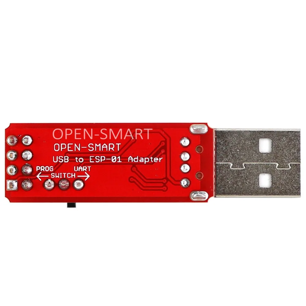CH340 USB to ESP8266 ESP-01 01S WIFI 변환 모듈 Red [OPEN-SMART-152]