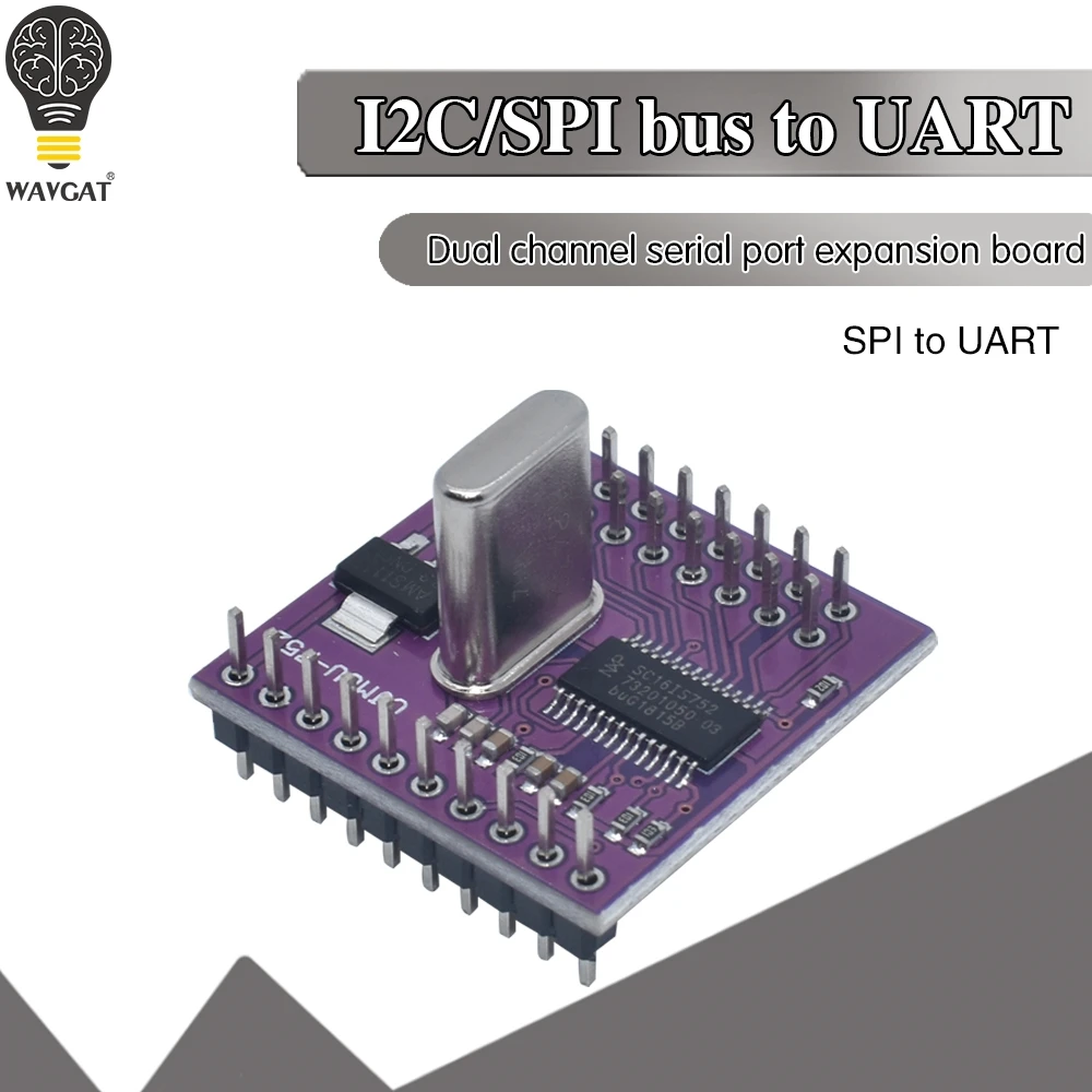 CJMCU-752 SC16IS752 I2C SPI to UART 듀얼 채널 변환 모듈 [CJMCU-752]
