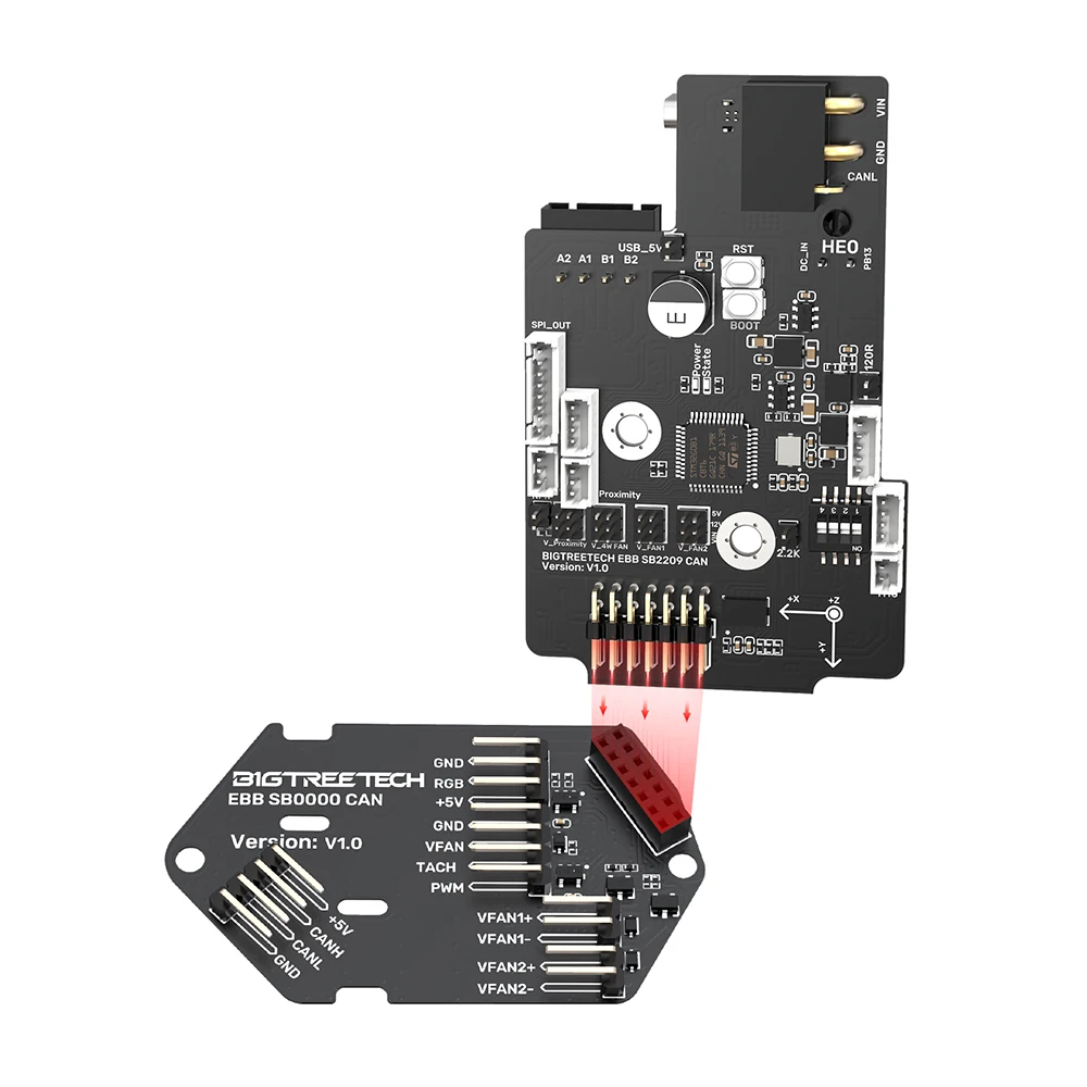 EBB SB 2240-2209 CAN 보드-Voron Stealthburner 툴헤드 전용 컨트롤 보드 [BIGTREETECH-25]