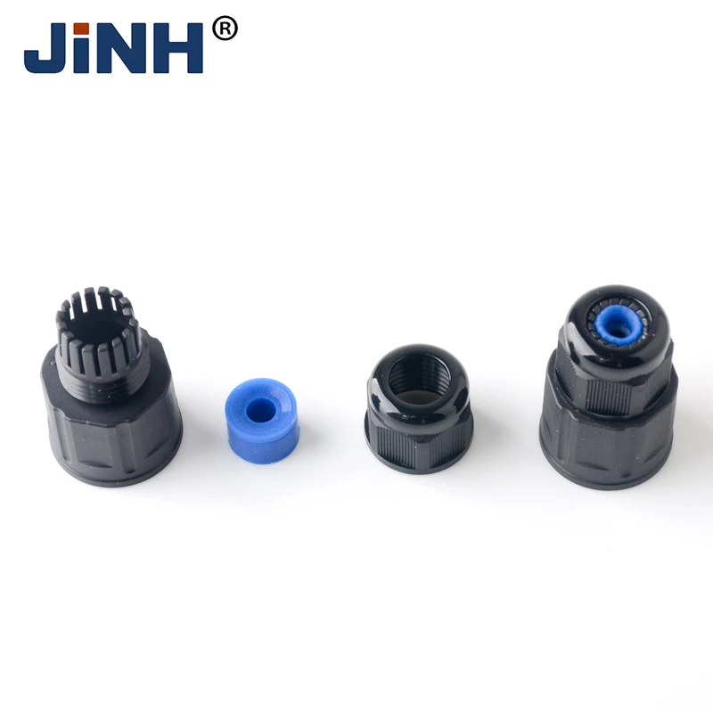 십자형 4방향 케이블 커넥터 - 옥외-지중용 방수방진 단자대 (전선 방수 연결기) 0.3-2.5mm² [JINH-65]