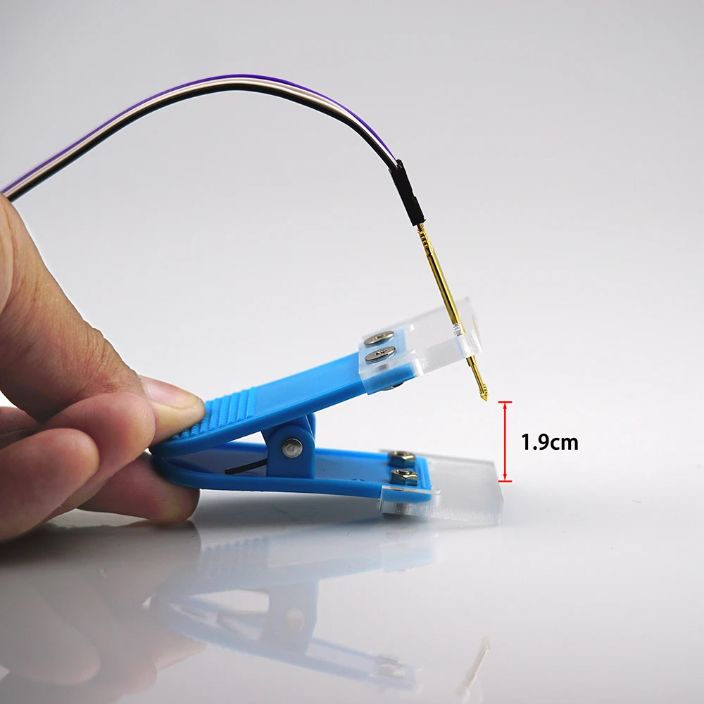 2.54mm STM32 프로그래밍 프로브 클립 PCB 대량 생산용 멀티사양 픽스쳐 [MUSE-LAB-46]