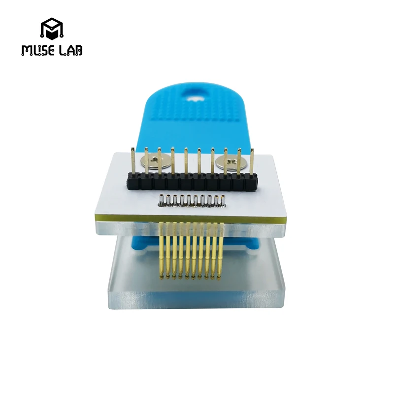1.27mm STM32 프로그래밍 프로브 클립 PCB 대량 생산용 멀티사양 금도금 픽스쳐 [MUSE-LAB-47]