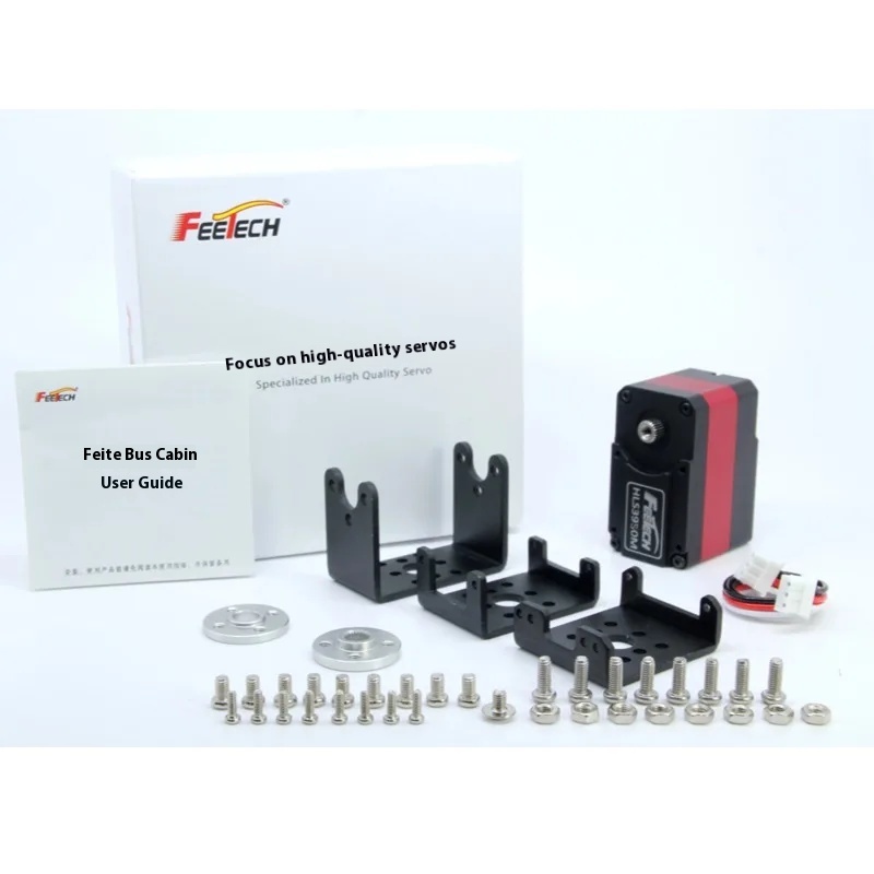 고 토크 50Kg.cm 풀 메탈 더블 샤프트 TTL 로봇 서보 모터 HL3950M 50kg 스톨 고정 장치 그립 장난감 자동차 용 로봇 50kg [HL3950M]