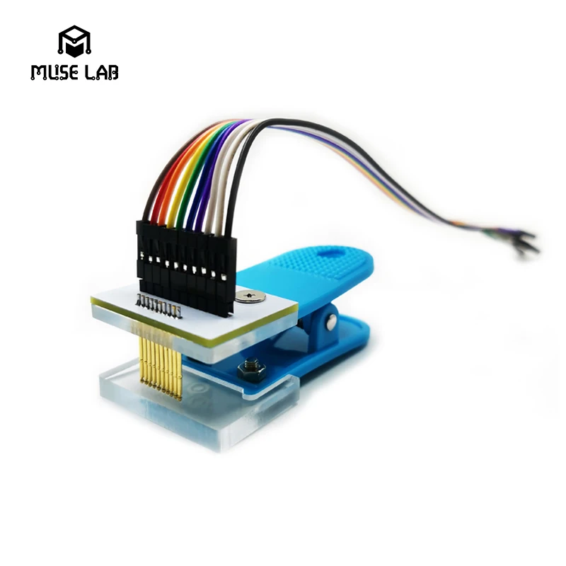 1.27mm STM32 프로그래밍 프로브 클립 PCB 대량 생산용 멀티사양 금도금 픽스쳐 [MUSE-LAB-47]