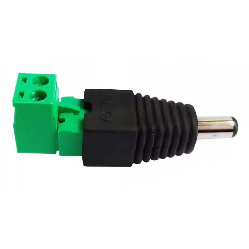 DC 전원 플러그 커넥터 나사 고정 타입 DC 암수 플러그 소켓 어댑터 5.5x2.1mm [ZCH008-004]