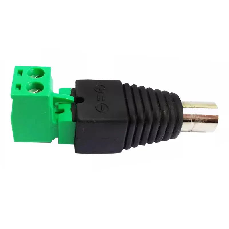 DC 전원 플러그 커넥터 나사 고정 타입 DC 암수 플러그 소켓 어댑터 5.5x2.1mm [ZCH008-004]