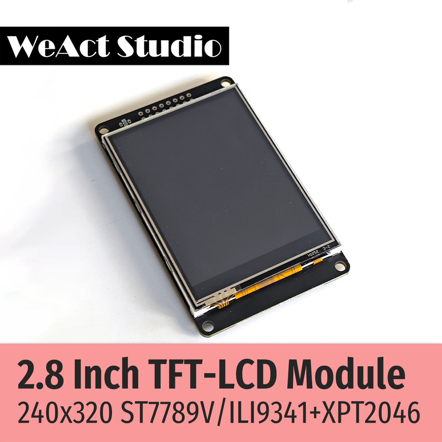 2.8 240x320 ILI9341 ST7789V 디스플레이 화면 터치 XPT2046 터치 없음 자동 밝기 조정 기능이있는 2.8 인치 SPI LCD TFT 모듈 [WeAct Studio-046]