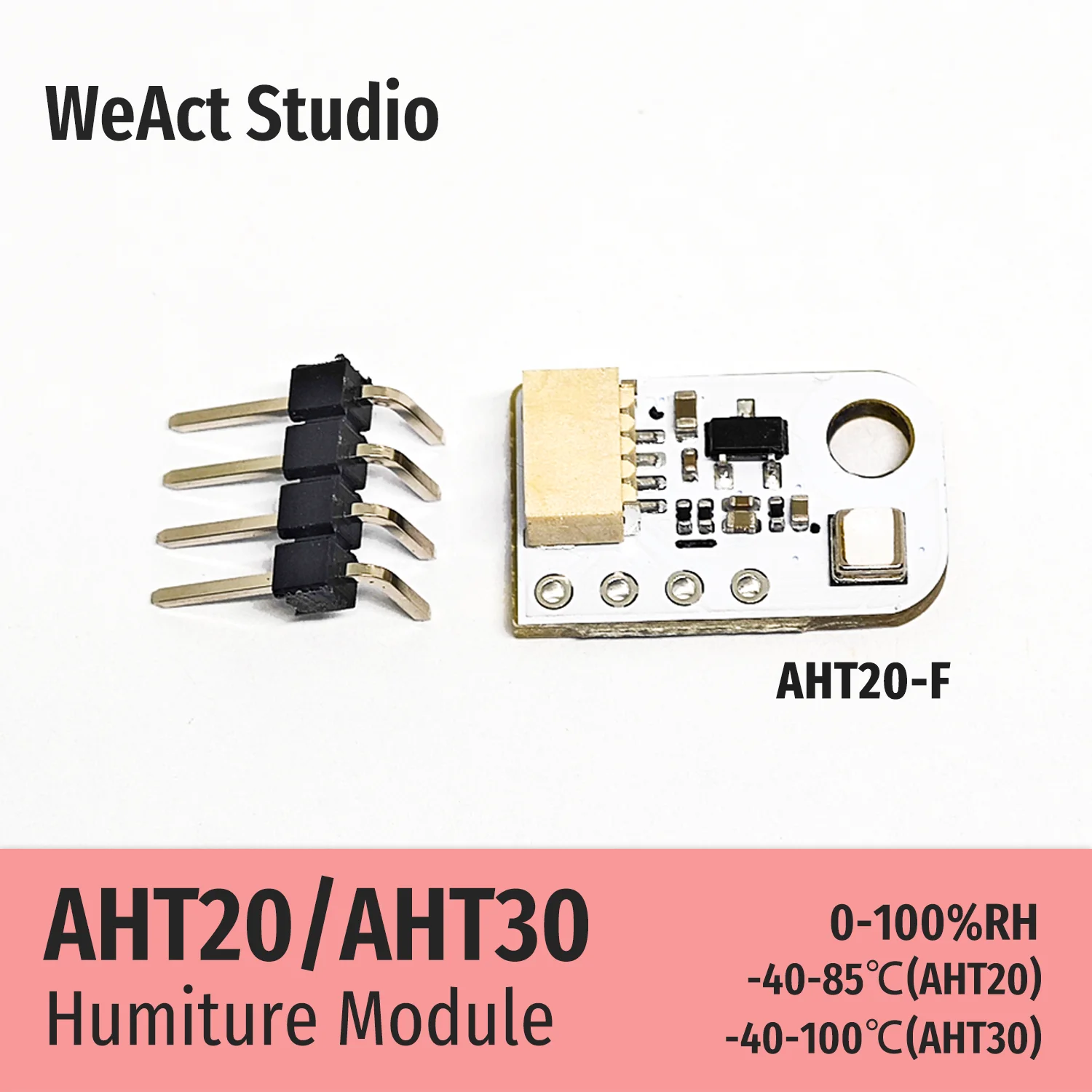 디지털 온도 및 습도 센서 AHT20-F AHT30 AHT20 모듈 미니 [WeAct Studio-050]