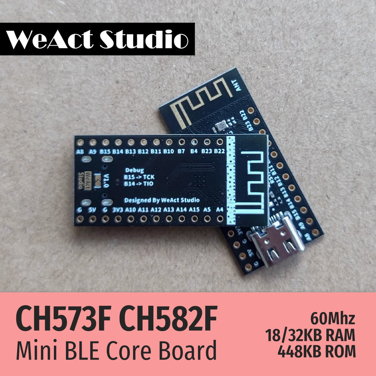 CH573F CH582F 코어 보드 WCH BLE 4.2 5.0 RISC-V [WeAct Studio-059]