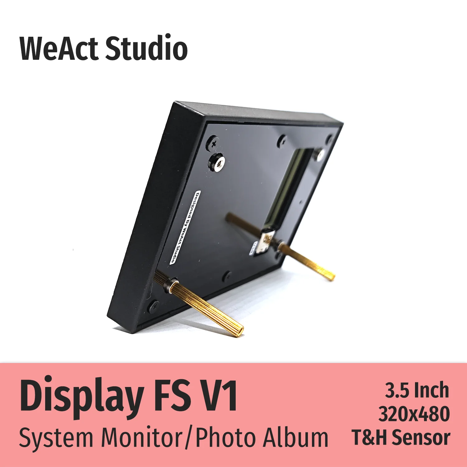 컴퓨터 CPU GPU RAM HDD 디스플레이용 IPS C 타입 보조 화면 320x480 시스템 모니터 사진 앨범 3.5 인치 [WeAct Studio-057]