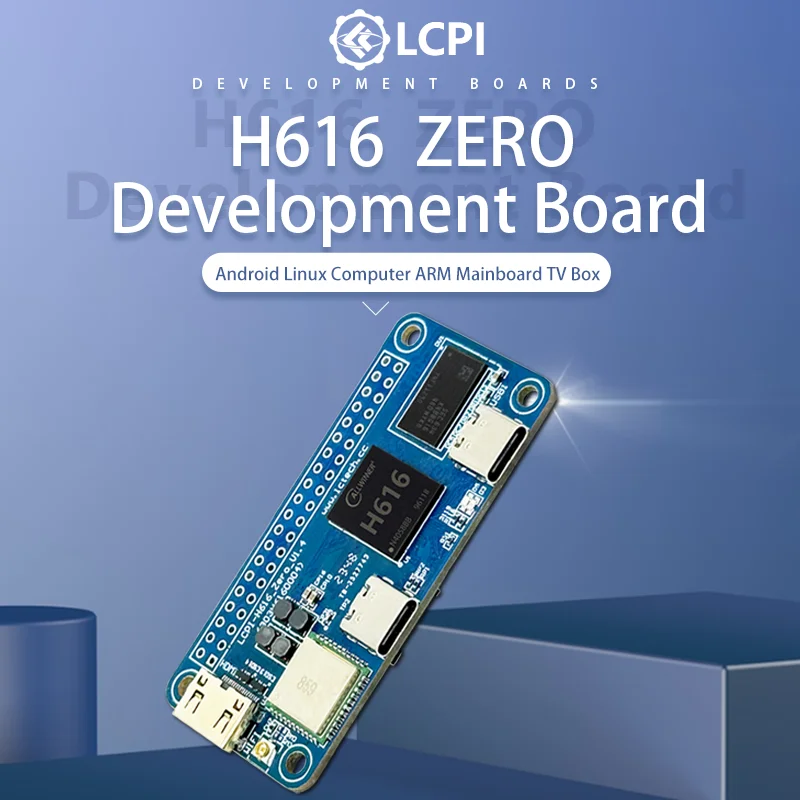 LCPI 올위너 H616 1GB 제로 개발 보드 안드로이드 리눅스 컴퓨터 ARM 메인보드 TV 박스 [LCTECH-48]