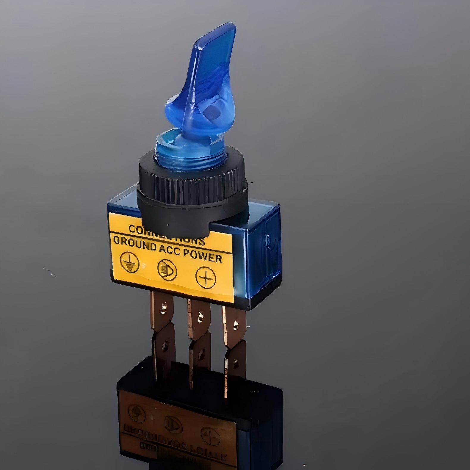 ASW-14D 12V 20A 로커 토글 스위치 LED 조명 온-오프 DIP 스위치 자동차 밴 대시 보트 라이트 연결 접지 전원 10PCS [ZSH024-004]