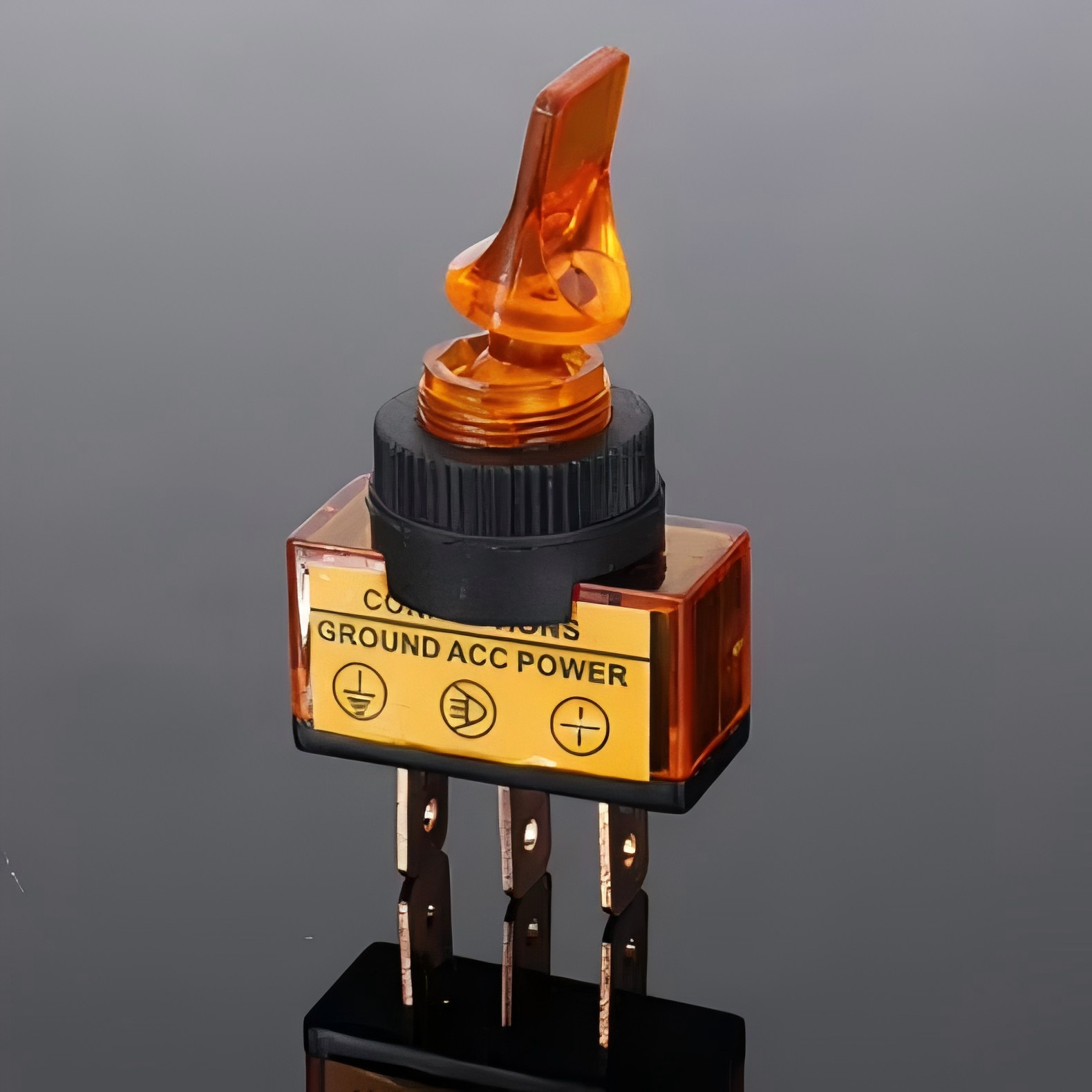 ASW-14D 12V 20A 로커 토글 스위치 LED 조명 온-오프 DIP 스위치 자동차 밴 대시 보트 라이트 연결 접지 전원 10PCS [ZSH024-004]