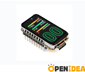 원판핀 용접 ESP32-C6 개발 보드 ST7789 1.47 인치 LCD 스크린 지지대 Wifi6 BT5 온보드 RISC-V32 프로세서 [ZTI45-068]