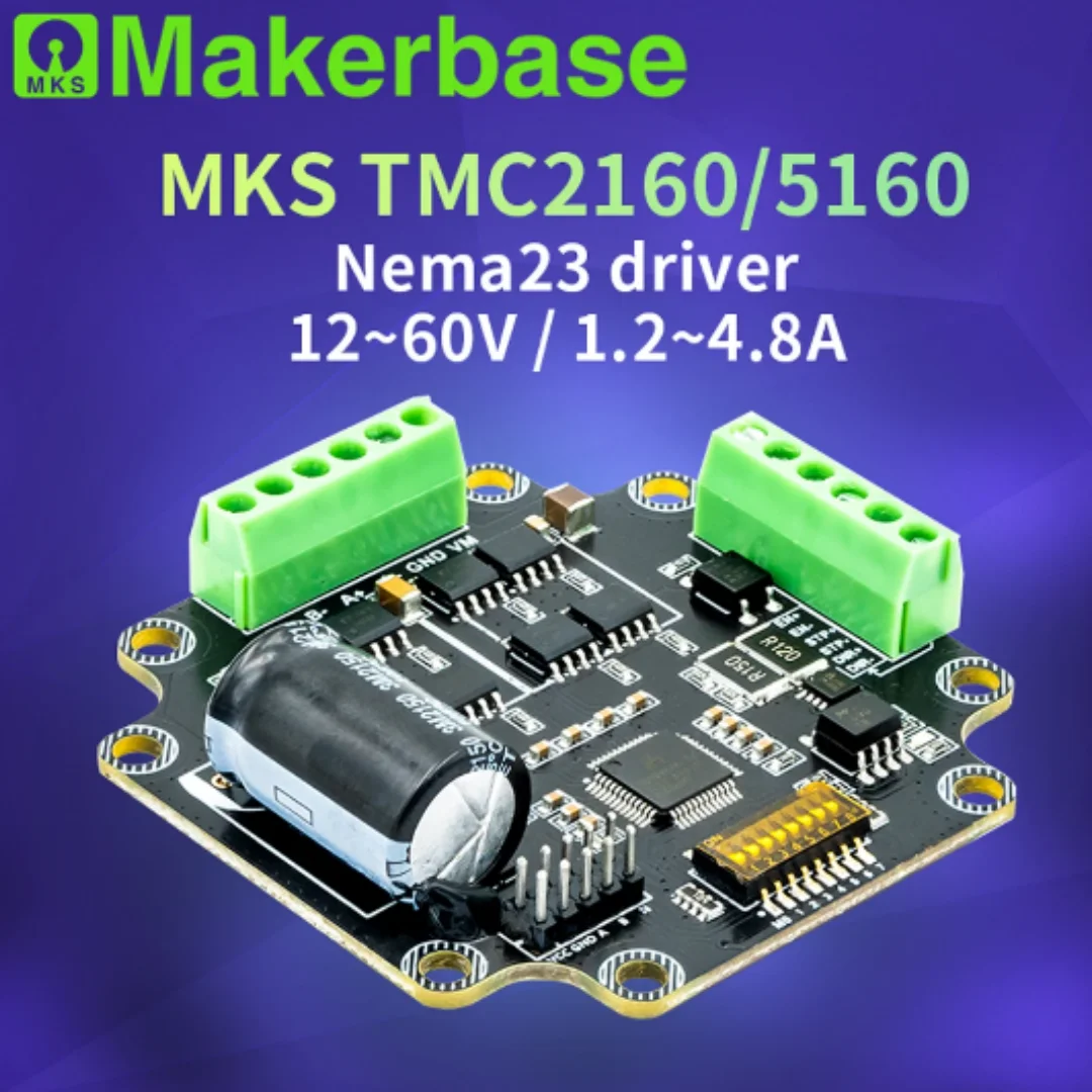 Makerbase MKS TMC2160-5160_57 모터 드라이버 (3D 프린터용 대전류-초저소음) [Makerbase-12]