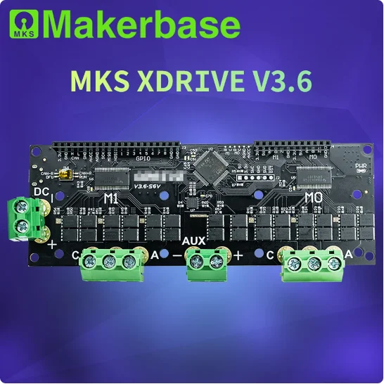Makerbase ODrive3.6 FOC BLDC 서보 단일-듀얼 모터 컨트롤러 [Makerbase-11]